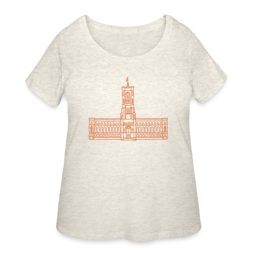 Red City Hall Berlin - Women's Curvy T-Shirt