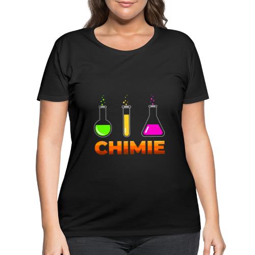 Chemistry: Moving Elements - Women's Curvy T-Shirt