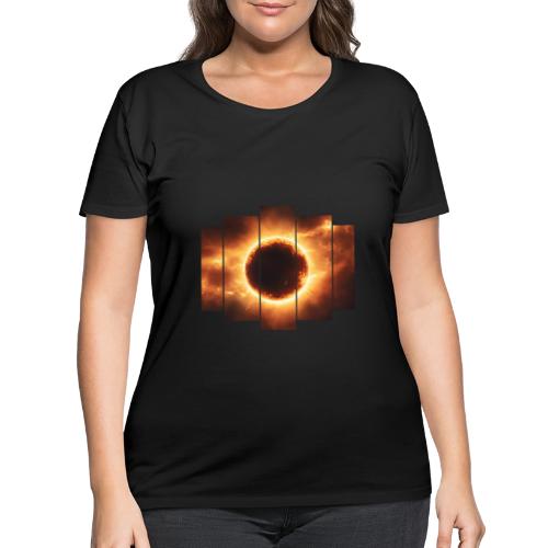 Eclipse Beyond Worlds - Women's Curvy T-Shirt