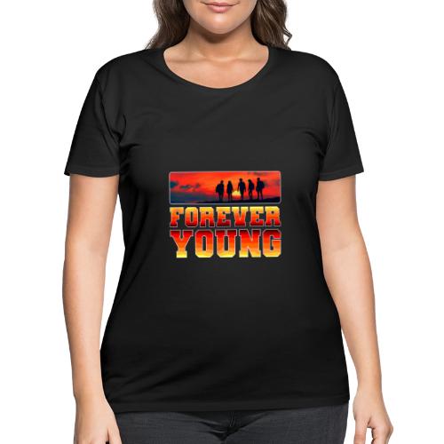 Forever Young - Women's Curvy T-Shirt