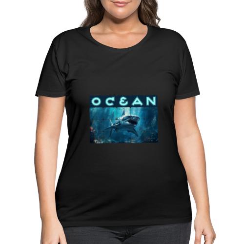 Ocean: Predator's Domain - Women's Curvy T-Shirt