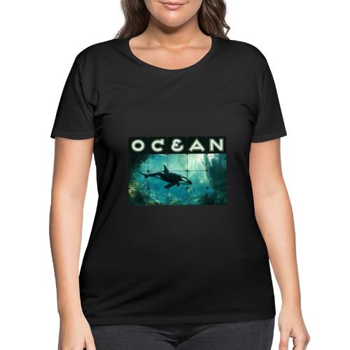 Ocean: Silent Hunter - Women's Curvy T-Shirt