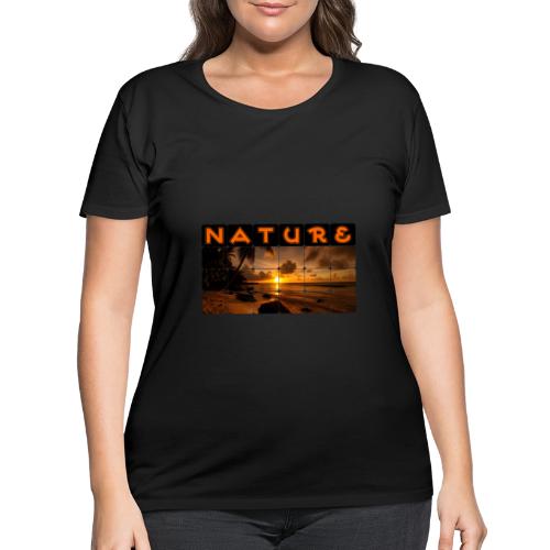Nature: Golden Hour Escape - Women's Curvy T-Shirt