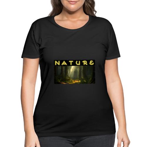 Nature: Sunlit Canopy - Women's Curvy T-Shirt