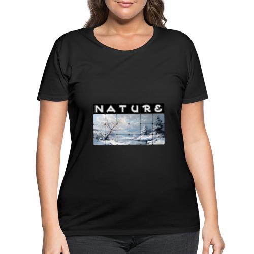 Nature: Winter Embrace - Women's Curvy T-Shirt