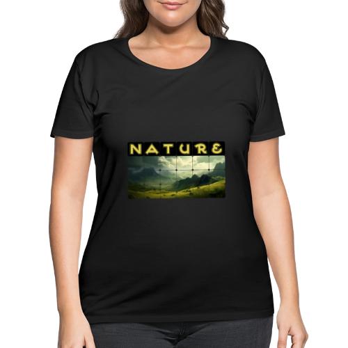 Nature: Verdant Peaks - Women's Curvy T-Shirt
