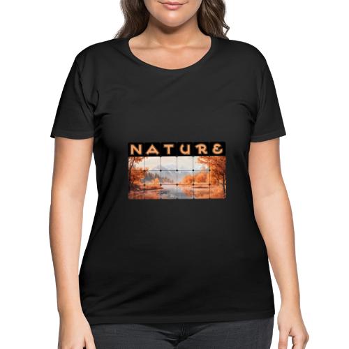 Nature: Autumn Glow - Women's Curvy T-Shirt