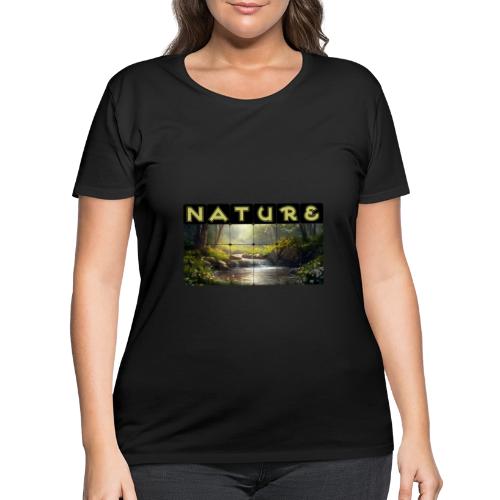 Nature: Verdant Bloom - Women's Curvy T-Shirt