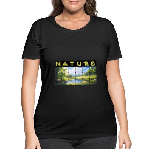 Nature: Springtime Serenity - Women's Curvy T-Shirt