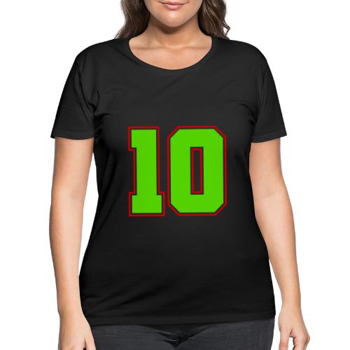 The Magic Number 10 - Women's Curvy T-Shirt