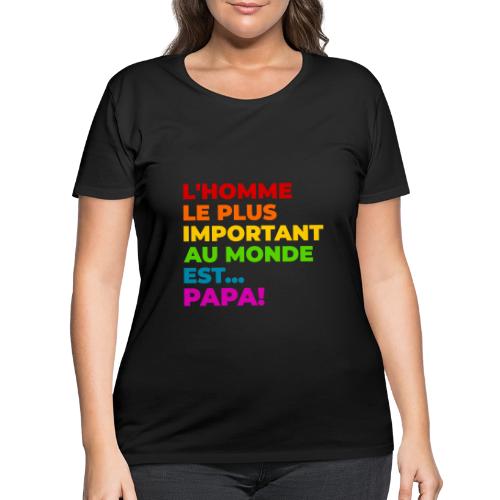 Dad: The Most Precious Man in the World - Women's Curvy T-Shirt