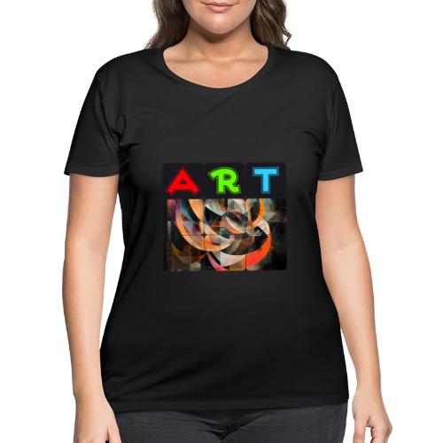 Fragments of Art - Women's Curvy T-Shirt