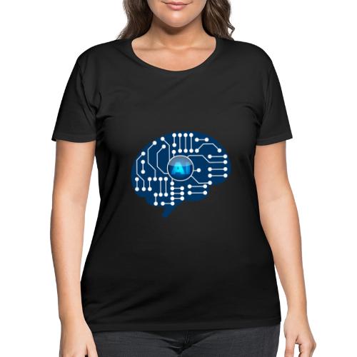 AI: Mind Wired - Women's Curvy T-Shirt
