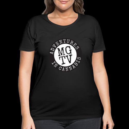 MGTV: Adventures in Cannabis ROUNDEL - Women's Curvy T-Shirt