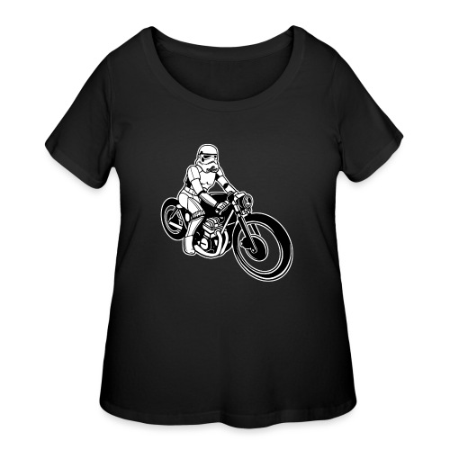 Stormtrooper Motorcycle - Women's Curvy T-Shirt