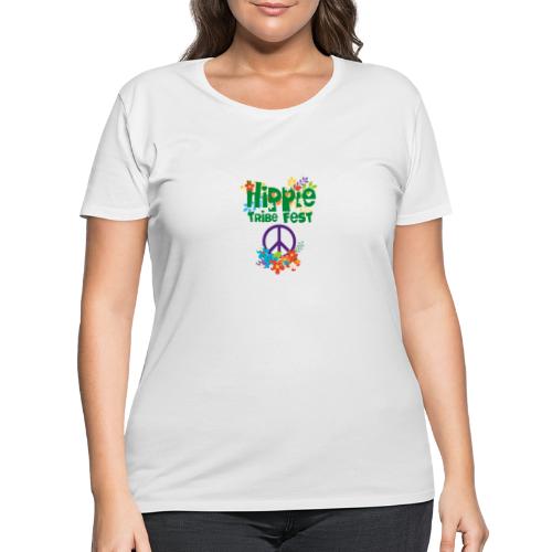 Hippie Tribe Fest Gear - Women's Curvy T-Shirt