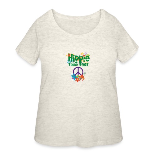 Hippie Tribe Fest Gear - Women's Curvy T-Shirt