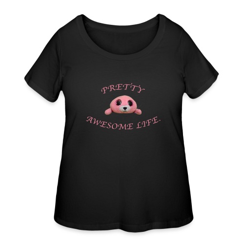 PRETTY AWESOME LIFE. - Women's Curvy T-Shirt