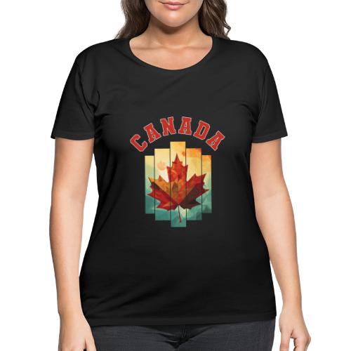 Canada’s Artistic Emblem - Women's Curvy T-Shirt