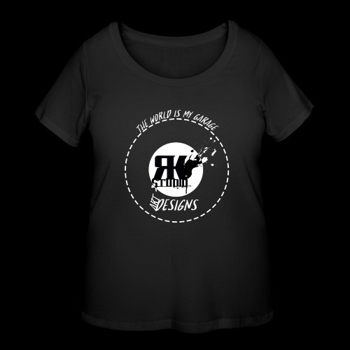 The World is My Garage - Women's Curvy T-Shirt