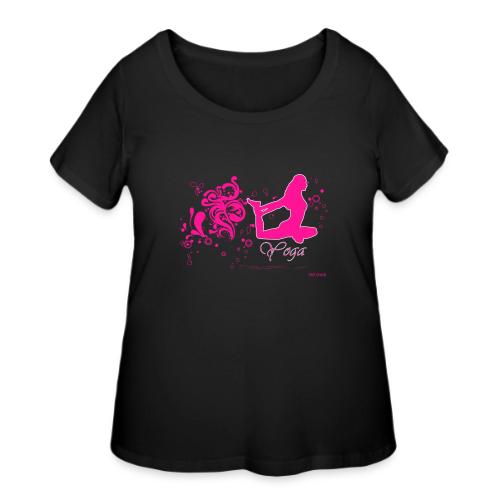 yoga_002 - Women's Curvy T-Shirt