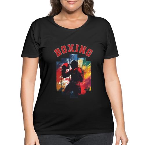 Boxing Warrior - Women's Curvy T-Shirt