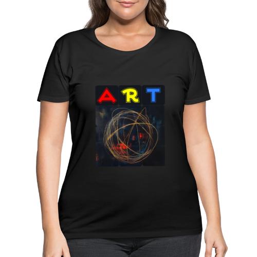 Echoes of Art - Women's Curvy T-Shirt
