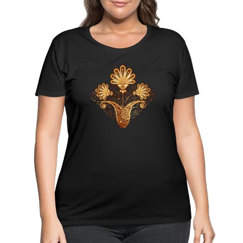 Lotus Blossoms - Women's Curvy T-Shirt