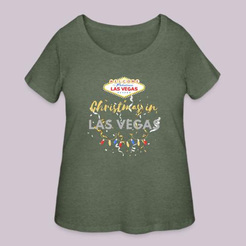 Christmas in Las Vegas - Women's Curvy T-Shirt