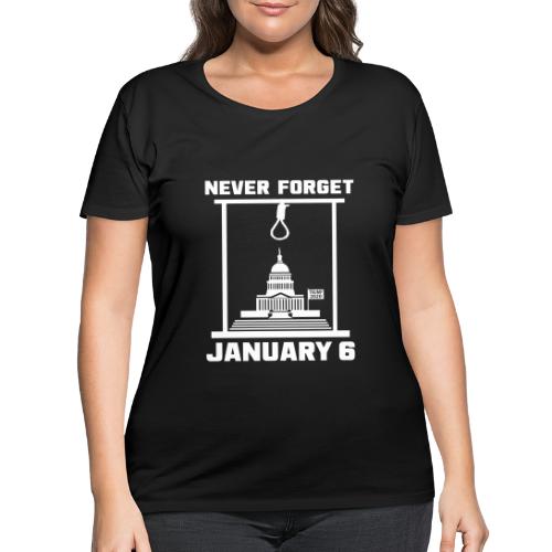 Never Forget January 6 - Women's Curvy T-Shirt