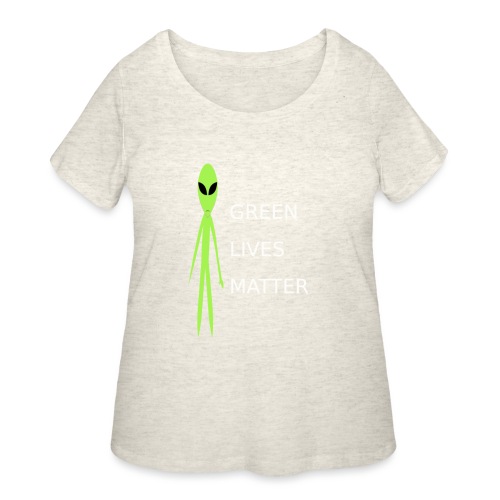 Green Live Matter - Women's Curvy T-Shirt