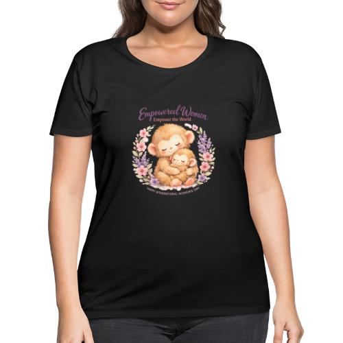 Empowered Women Empower The World Art - Women's Curvy T-Shirt