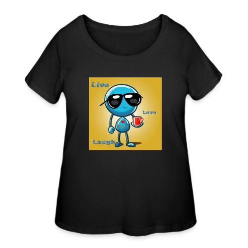 Live. Laugh. Love - Women's Curvy T-Shirt