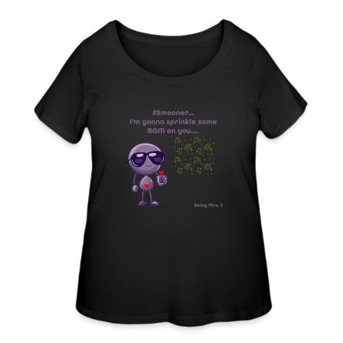 Smoon City_Sprinkle some BGM on you - Women's Curvy T-Shirt