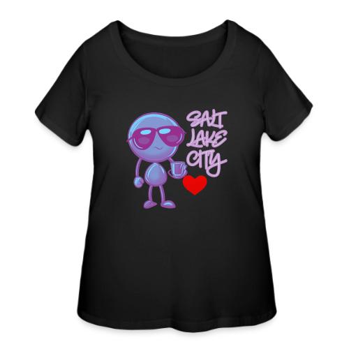 Smoon City 19 Salt Lake City - Women's Curvy T-Shirt