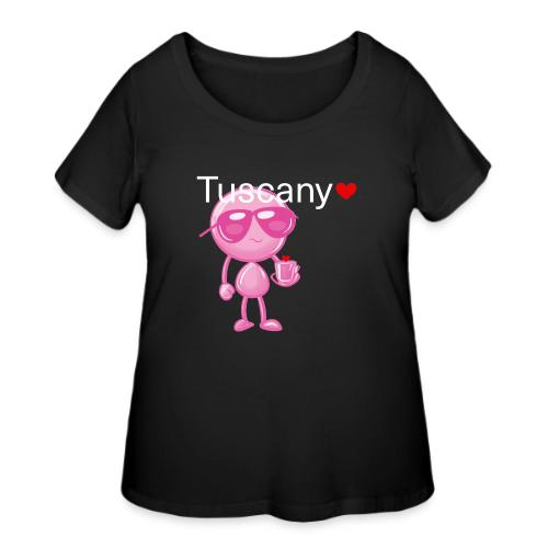 Smoon City_Tuscany Pink - Women's Curvy T-Shirt