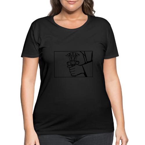 Peace and Love from Parseh - Women's Curvy T-Shirt