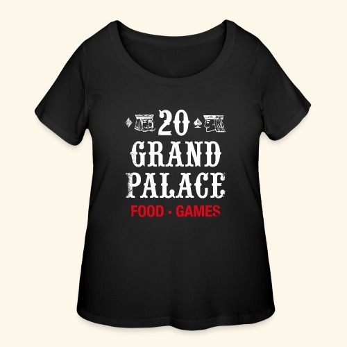 20 Grand Palace (neg.) - Women's Curvy T-Shirt