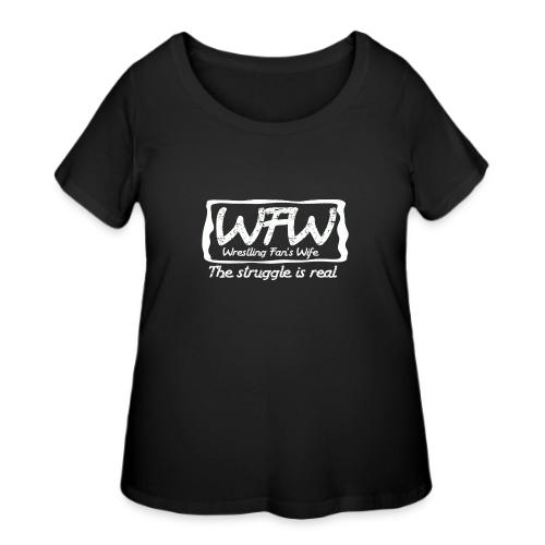 WFW Wrestling Fan's Wife - Women's Curvy T-Shirt