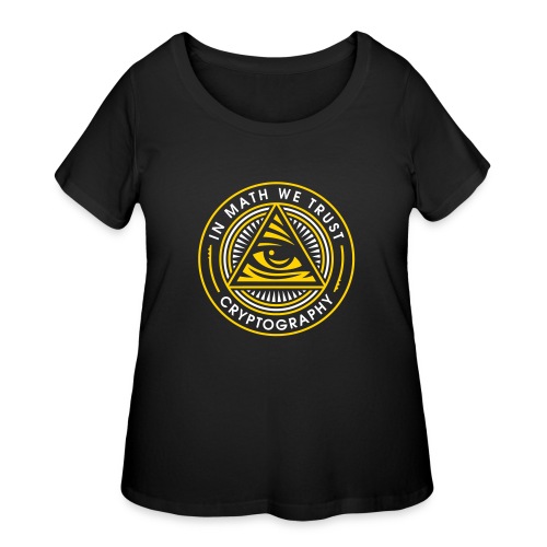 In Math We Trust - Women's Curvy T-Shirt