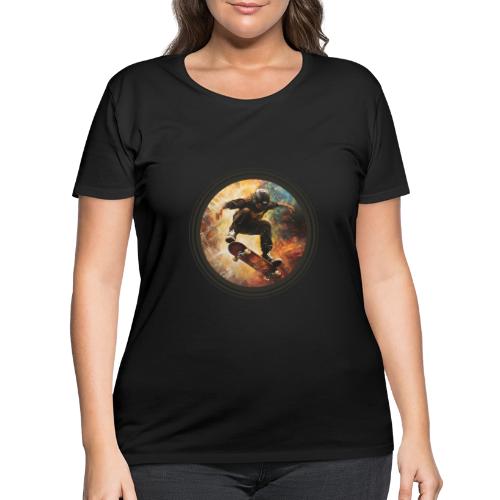 Skateboarding Flow - Women's Curvy T-Shirt