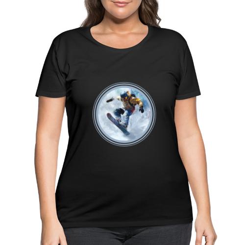 Snowboarding Life - Women's Curvy T-Shirt