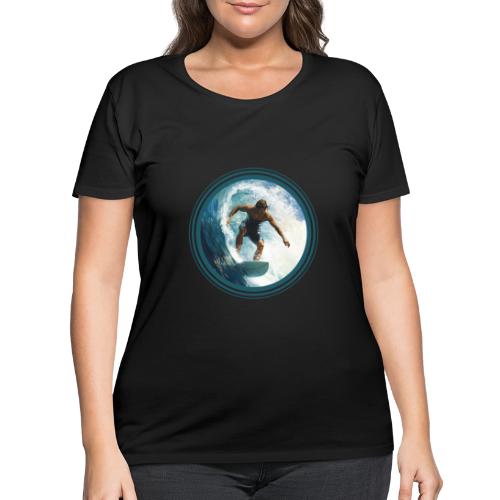 Surfing Horizon - Women's Curvy T-Shirt