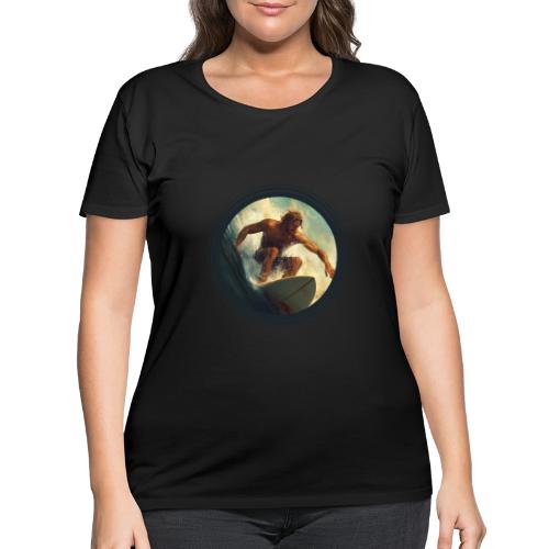 Surfing Rush - Women's Curvy T-Shirt