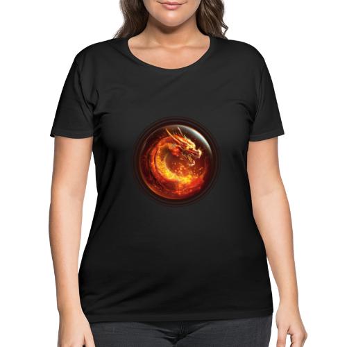 Shadow Dragon Rise - Women's Curvy T-Shirt