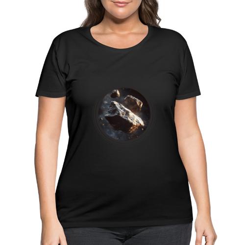 Asteroids Frontier - Women's Curvy T-Shirt