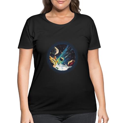 Celestial Collision - Women's Curvy T-Shirt