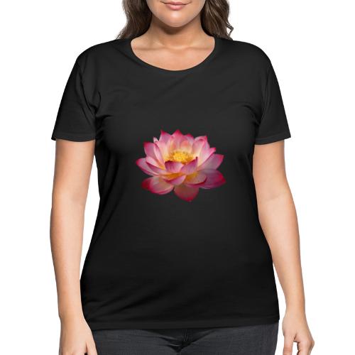 Serenity Lotus Grace - Women's Curvy T-Shirt