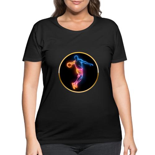 Basketball: Slam Dunk Afterglow - Women's Curvy T-Shirt