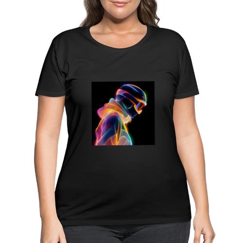 Snowboarding: Neon Gravity Ride - Women's Curvy T-Shirt